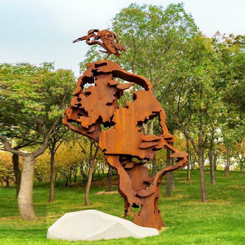 镇赉耐候钢雕塑