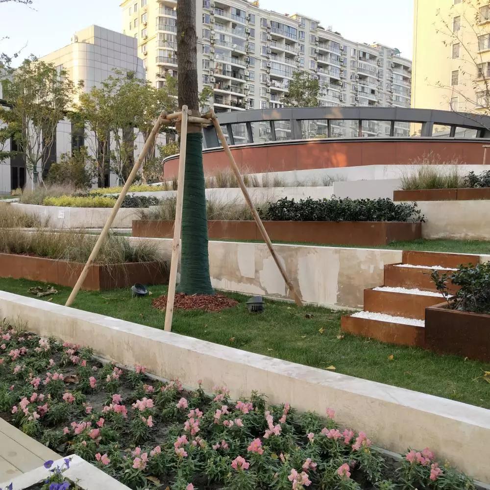 镇赉锈钢板花园围边